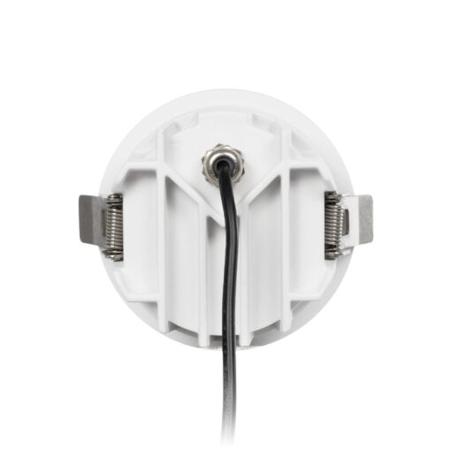 GLOBOSTAR® DUSTY 60340 Χωνευτό Downlight Σποτ LED 12W 1380lm 45° AC 220-240V Αδιάβροχο IP65 Φυσικό Λευκό 4500K – Bridgelux COB Chip & TÜV SÜD Driver – Λευκό & Μαύρο Ματ – Μ8.5 x Π8.5 x Υ7cm / Q7.2cm – 5 Χρόνια Εγγύηση