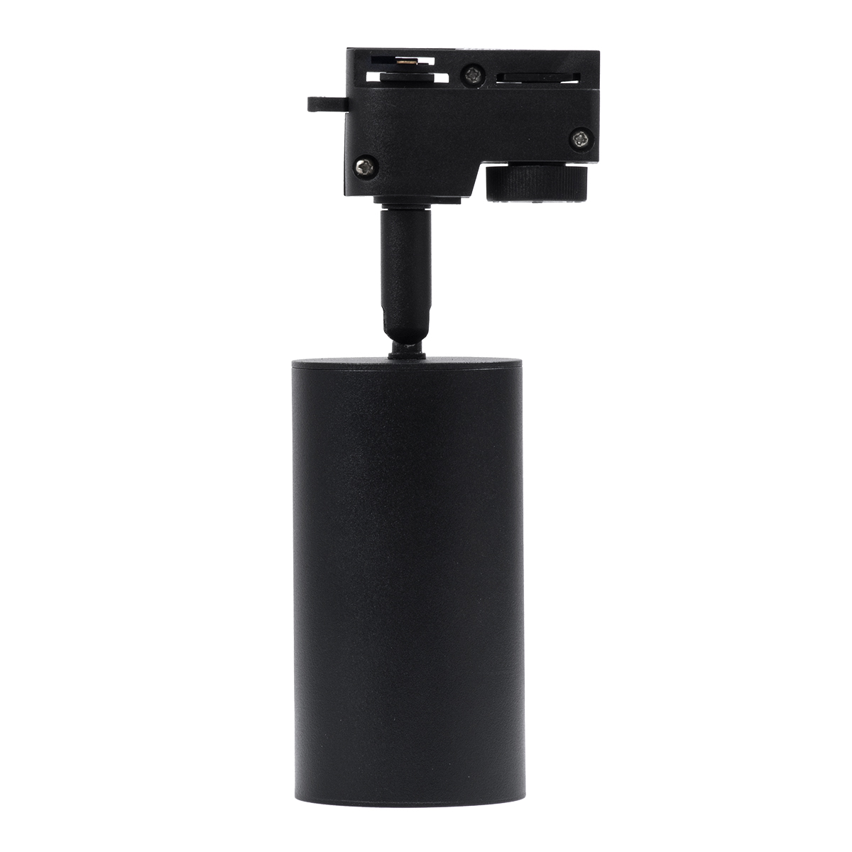 GLOBOSTAR® LEO 60353 Κινούμενο Φωτιστικό Σποτ Ράγας με Ντουί 1 x GU10 AC 220-240V IP20 - Μαύρο Ματ - Μ6 x Π6 x Υ19cm - Image 4