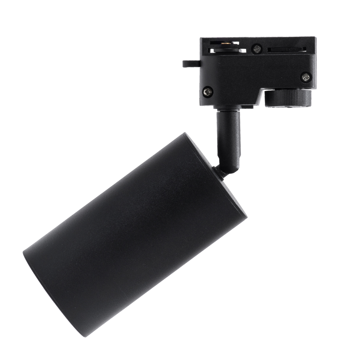 GLOBOSTAR® LEO 60353 Κινούμενο Φωτιστικό Σποτ Ράγας με Ντουί 1 x GU10 AC 220-240V IP20 - Μαύρο Ματ - Μ6 x Π6 x Υ19cm - Image 5