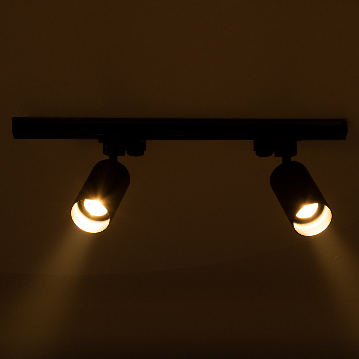 GLOBOSTAR® LEO 60358 Μοντέρνο Φωτιστικό Οροφής με Ντουί 2 x GU10 AC 220-240V IP20 - Χρυσό Πλατίνα - Μ50.5 x Π6 x Υ20cm - Image 3