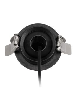 GLOBOSTAR® DALE 60372 Χωνευτό Κινούμενο Downlight Σποτ LED 5W 500lm 36° AC 220-240V IP20 Θερμό Λευκό 2700K – Bridgelux COB Chip & TÜV SÜD Driver – Μαύρο Ματ – Μ6.4 x Π6.4 x Υ20cm / Q5.5cm – 5 Χρόνια Εγγύηση