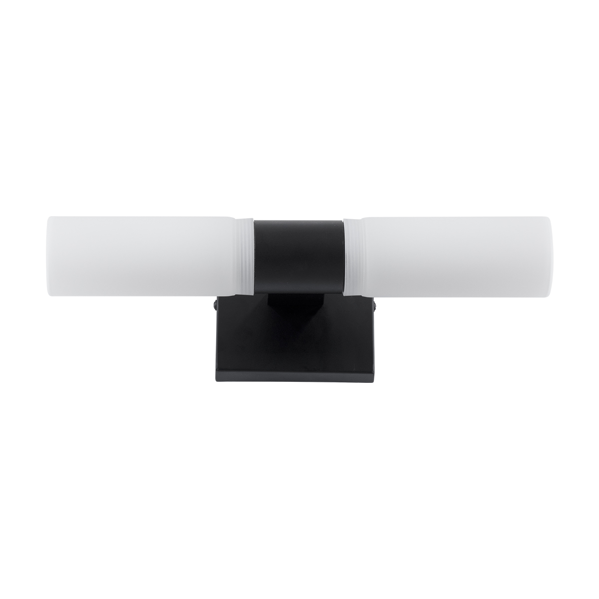GLOBOSTAR® ANAIS 60408 Μοντέρνο Φωτιστικό Τοίχου - Απλίκα Καθρέπτη Μπάνιου με Ντουί 2 x G9 AC 220-240V IP44 - Μαύρο Ματ & Λευκό - Μ34 x Π12 x Υ11cm - Image 4