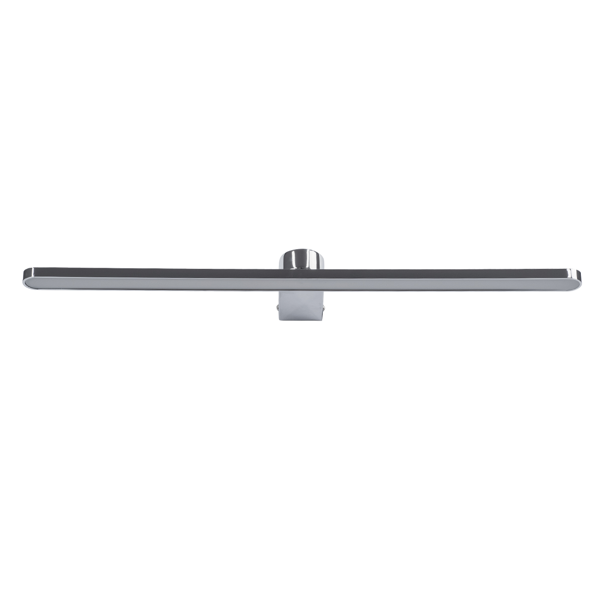 GLOBOSTAR® MEGAN 60449 Μοντέρνο Φωτιστικό Τοίχου - Απλίκα Καθρέπτη Μπάνιου LED 12W 1400lm 120° AC 220-240V IP44 Φυσικό Λευκό 4500K - Lumileds SMD Chip & TÜV SÜD Driver - Νίκελ Χρώμιο - Μ60 x Π12 x Υ4cm - 3 Χρόνια Εγγύηση - Image 4