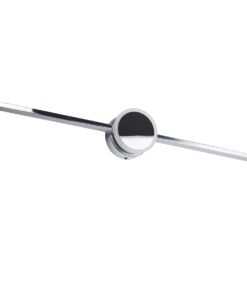 Alternative view of GLOBOSTAR® OPAL 60455 Μοντέρνο Φωτιστικό Τοίχου - Απλίκα Καθρέπτη Μπάνιου LED 14W 1600lm 180° AC 220-240V IP44 Φυσικό Λευκό 4500K - Lumileds SMD Chip & TÜV SÜD Driver - Νίκελ Χρώμιο - Μ60 x Π6 x Υ10cm - 3 Χρόνια Εγγύηση