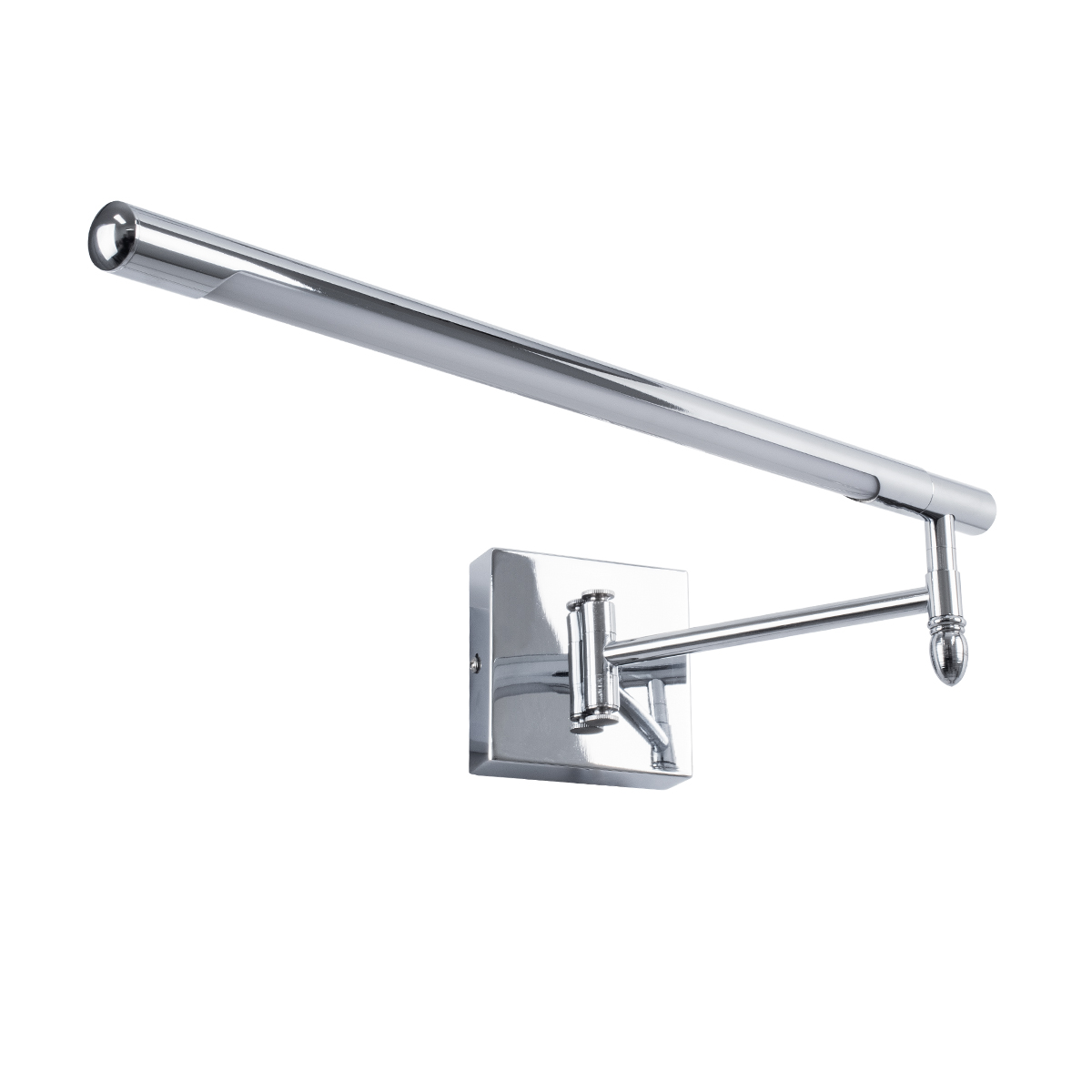 GLOBOSTAR® FRIDA 60458 Μοντέρνο Φωτιστικό Τοίχου - Απλίκα Καθρέπτη Μπάνιου LED 12W 1400lm 120° AC 220-240V IP44 Φυσικό Λευκό 4500K - Lumileds SMD Chip & TÜV SÜD Driver - Νίκελ Χρώμιο - Μ51 x Π25 x Υ10cm - 3 Χρόνια Εγγύηση - Image 3