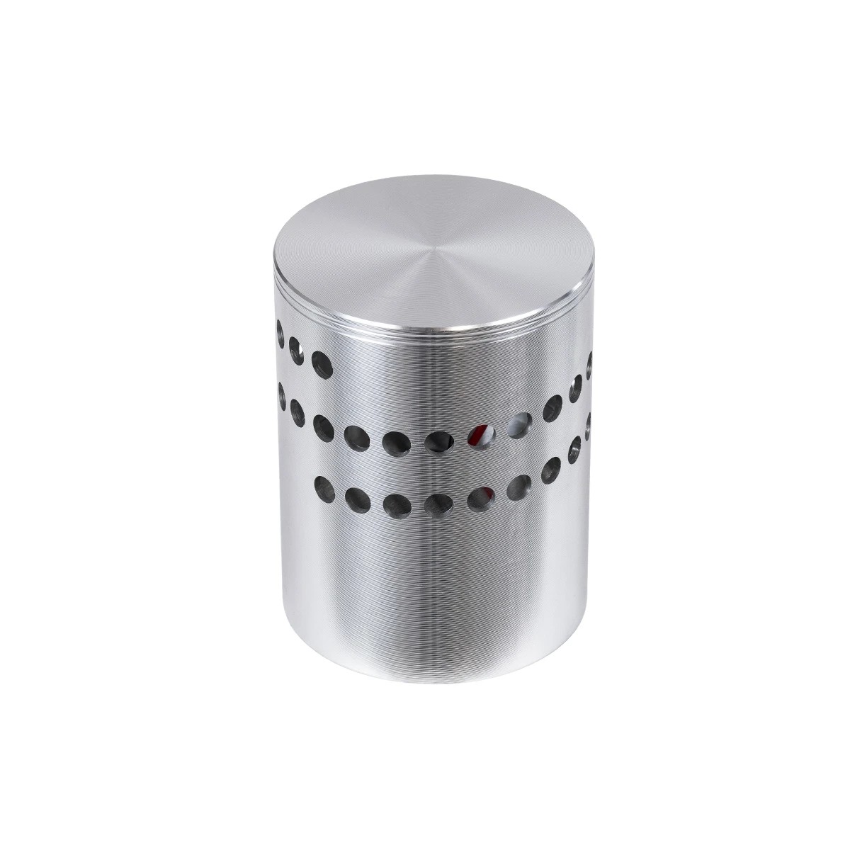 GLOBOSTAR® STAINS 60596 Μοντέρνο Φωτιστικό Τοίχου - Απλίκα LED 5W 300lm 180° AC 220-240V IP44 Μπλε - Bridgelux SMD Chip & TÜV SÜD Driver - Νίκελ Βούρτσας - Μ5.5 x Π5.5 x Υ7cm - 5 Χρόνια Εγγύηση