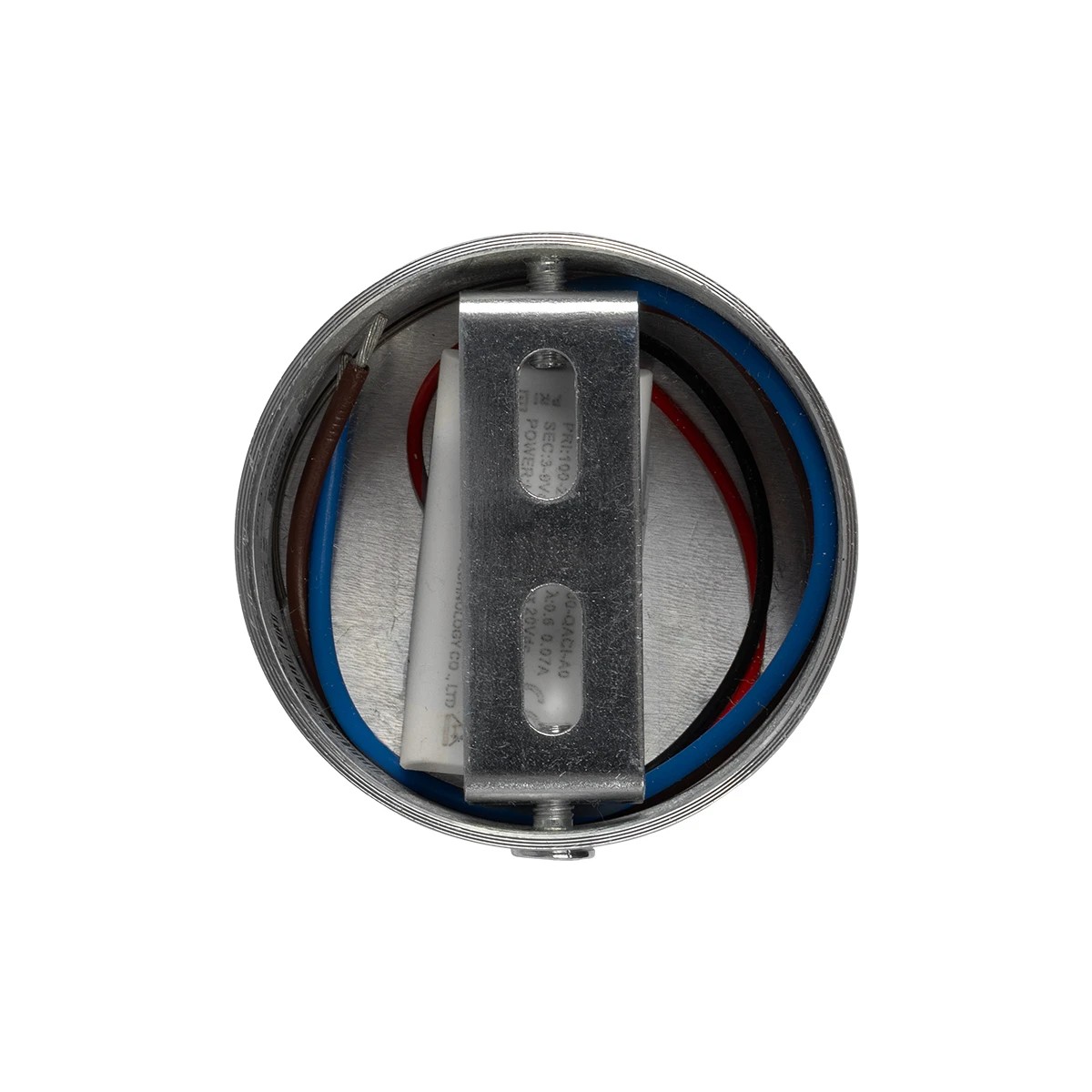 GLOBOSTAR® STAINS 60596 Μοντέρνο Φωτιστικό Τοίχου - Απλίκα LED 5W 300lm 180° AC 220-240V IP44 Μπλε - Bridgelux SMD Chip & TÜV SÜD Driver - Νίκελ Βούρτσας - Μ5.5 x Π5.5 x Υ7cm - 5 Χρόνια Εγγύηση - Image 4