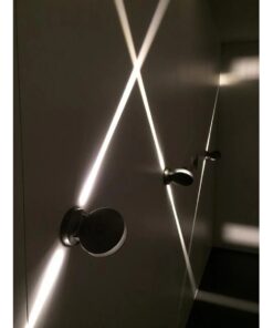 GLOBOSTAR® ZERODA 60599 Μοντέρνο Φωτιστικό Τοίχου – Απλίκα LED 9W 1080lm 3° x 360° AC 220-240V Αδιάβροχο IP65 Ψυχρό Λευκό 6000K – CREE XPE Chip & TÜV SÜD Driver – Γκρι Ανθρακί Ματ – Μ9.5 x Π11 x Υ16cm – 5 Χρόνια Εγγύηση