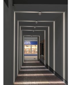 GLOBOSTAR® ZERODA 60599 Μοντέρνο Φωτιστικό Τοίχου – Απλίκα LED 9W 1080lm 3° x 360° AC 220-240V Αδιάβροχο IP65 Ψυχρό Λευκό 6000K – CREE XPE Chip & TÜV SÜD Driver – Γκρι Ανθρακί Ματ – Μ9.5 x Π11 x Υ16cm – 5 Χρόνια Εγγύηση