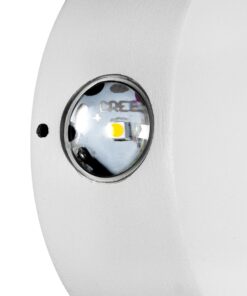 kelvo® ARKOS KLV-101-0109 Φωτιστικό Τοίχου / Απλίκα LED 8W 840lm 15° AC 220-240V Αδιάβροχο IP65 Θερμό Λευκό 2700K – CREE SMD Chip & TÜV SÜD Driver – Λευκό Ματ – Μ13 x Π5.5 x Υ13cm – 5 Χρόνια Εγγύηση