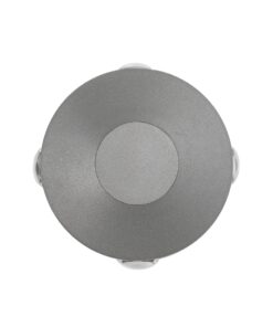 kelvo® ARKOS KLV-101-0108 Φωτιστικό Τοίχου / Απλίκα LED 8W 840lm 15° AC 220-240V Αδιάβροχο IP65 Θερμό Λευκό 2700K – CREE SMD Chip & TÜV SÜD Driver – Γκρι Ανθρακί Ματ – Μ13 x Π5.5 x Υ13cm – 5 Χρόνια Εγγύηση