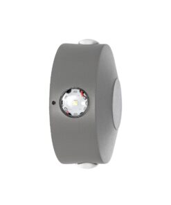 kelvo® ARKOS KLV-101-0108 Φωτιστικό Τοίχου / Απλίκα LED 8W 840lm 15° AC 220-240V Αδιάβροχο IP65 Θερμό Λευκό 2700K – CREE SMD Chip & TÜV SÜD Driver – Γκρι Ανθρακί Ματ – Μ13 x Π5.5 x Υ13cm – 5 Χρόνια Εγγύηση