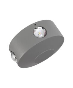 kelvo® ARKOS KLV-101-0108 Φωτιστικό Τοίχου / Απλίκα LED 8W 840lm 15° AC 220-240V Αδιάβροχο IP65 Θερμό Λευκό 2700K – CREE SMD Chip & TÜV SÜD Driver – Γκρι Ανθρακί Ματ – Μ13 x Π5.5 x Υ13cm – 5 Χρόνια Εγγύηση