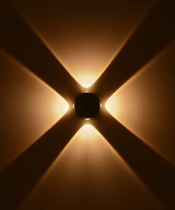 kelvo® ARKOS KLV-101-0108 Φωτιστικό Τοίχου / Απλίκα LED 8W 840lm 15° AC 220-240V Αδιάβροχο IP65 Θερμό Λευκό 2700K – CREE SMD Chip & TÜV SÜD Driver – Γκρι Ανθρακί Ματ – Μ13 x Π5.5 x Υ13cm – 5 Χρόνια Εγγύηση