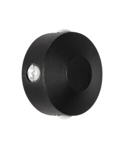 kelvo® ARKOS KLV-101-0107 Φωτιστικό Τοίχου / Απλίκα LED 8W 840lm 15° AC 220-240V Αδιάβροχο IP65 Θερμό Λευκό 2700K – CREE SMD Chip & TÜV SÜD Driver – Μαύρο Ματ – Μ13 x Π5.5 x Υ13cm – 5 Χρόνια Εγγύηση