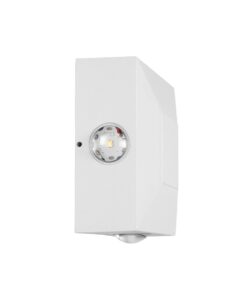 kelvo® ARKOS KLV-101-0112 Φωτιστικό Τοίχου / Απλίκα LED 8W 840lm 15° AC 220-240V Αδιάβροχο IP65 Θερμό Λευκό 2700K – CREE SMD Chip & TÜV SÜD Driver – Λευκό Ματ – Μ14 x Π5.5 x Υ14cm – 5 Χρόνια Εγγύηση