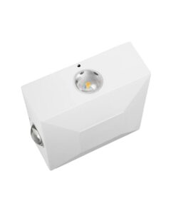 kelvo® ARKOS KLV-101-0112 Φωτιστικό Τοίχου / Απλίκα LED 8W 840lm 15° AC 220-240V Αδιάβροχο IP65 Θερμό Λευκό 2700K – CREE SMD Chip & TÜV SÜD Driver – Λευκό Ματ – Μ14 x Π5.5 x Υ14cm – 5 Χρόνια Εγγύηση