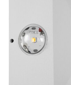 kelvo® ARKOS KLV-101-0112 Φωτιστικό Τοίχου / Απλίκα LED 8W 840lm 15° AC 220-240V Αδιάβροχο IP65 Θερμό Λευκό 2700K – CREE SMD Chip & TÜV SÜD Driver – Λευκό Ματ – Μ14 x Π5.5 x Υ14cm – 5 Χρόνια Εγγύηση