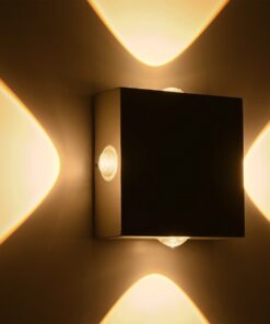 kelvo® ARKOS KLV-101-0111 Φωτιστικό Τοίχου / Απλίκα LED 8W 840lm 15° AC 220-240V Αδιάβροχο IP65 Θερμό Λευκό 2700K – CREE SMD Chip & TÜV SÜD Driver – Γκρι Ανθρακί Ματ – Μ14 x Π5.5 x Υ14cm – 5 Χρόνια Εγγύηση