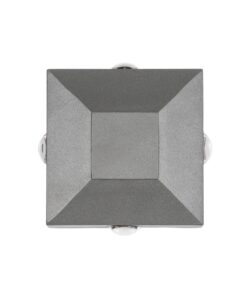 kelvo® ARKOS KLV-101-0111 Φωτιστικό Τοίχου / Απλίκα LED 8W 840lm 15° AC 220-240V Αδιάβροχο IP65 Θερμό Λευκό 2700K – CREE SMD Chip & TÜV SÜD Driver – Γκρι Ανθρακί Ματ – Μ14 x Π5.5 x Υ14cm – 5 Χρόνια Εγγύηση