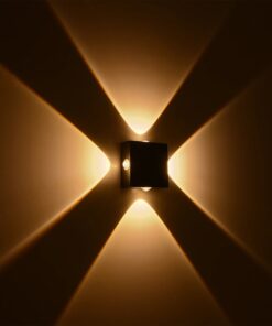 kelvo® ARKOS KLV-101-0110 Φωτιστικό Τοίχου / Απλίκα LED 8W 840lm 15° AC 220-240V Αδιάβροχο IP65 Θερμό Λευκό 2700K – CREE SMD Chip & TÜV SÜD Driver – Μαύρο Ματ – Μ14 x Π5.5 x Υ14cm – 5 Χρόνια Εγγύηση
