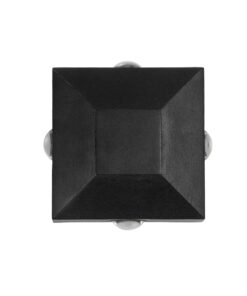 kelvo® ARKOS KLV-101-0110 Φωτιστικό Τοίχου / Απλίκα LED 8W 840lm 15° AC 220-240V Αδιάβροχο IP65 Θερμό Λευκό 2700K – CREE SMD Chip & TÜV SÜD Driver – Μαύρο Ματ – Μ14 x Π5.5 x Υ14cm – 5 Χρόνια Εγγύηση