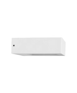 kelvo® AURA KLV-101-0118 Φωτιστικό Τοίχου / Απλίκα LED 7W 875lm 45° AC 220-240V Αδιάβροχο IP65 Θερμό Λευκό 2700K – Bridgelux COB Chip & TÜV SÜD Driver – Λευκό Ματ – Μ13 x Π15 x Υ4.5cm – 5 Χρόνια Εγγύηση