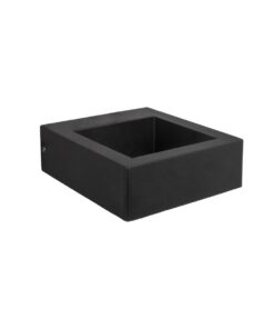 kelvo® AURA KLV-101-0116 Φωτιστικό Τοίχου / Απλίκα LED 7W 875lm 45° AC 220-240V Αδιάβροχο IP65 Θερμό Λευκό 2700K – Bridgelux COB Chip & TÜV SÜD Driver – Μαύρο Ματ – Μ13 x Π15 x Υ4.5cm – 5 Χρόνια Εγγύηση