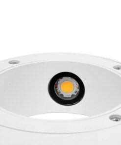kelvo® AURA KLV-101-0115 Φωτιστικό Τοίχου / Απλίκα LED 7W 875lm 45° AC 220-240V Αδιάβροχο IP65 Θερμό Λευκό 2700K – Bridgelux COB Chip & TÜV SÜD Driver – Λευκό Ματ – Μ15 x Π13 x Υ4.5cm – 5 Χρόνια Εγγύηση
