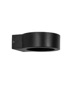 kelvo® AURA KLV-101-0113 Φωτιστικό Τοίχου / Απλίκα LED 7W 875lm 45° AC 220-240V Αδιάβροχο IP65 Θερμό Λευκό 2700K – Bridgelux COB Chip & TÜV SÜD Driver – Μαύρο Ματ – Μ15 x Π13 x Υ4.5cm – 5 Χρόνια Εγγύηση