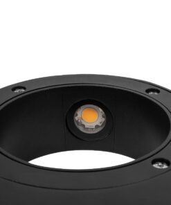 kelvo® AURA KLV-101-0113 Φωτιστικό Τοίχου / Απλίκα LED 7W 875lm 45° AC 220-240V Αδιάβροχο IP65 Θερμό Λευκό 2700K – Bridgelux COB Chip & TÜV SÜD Driver – Μαύρο Ματ – Μ15 x Π13 x Υ4.5cm – 5 Χρόνια Εγγύηση