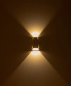 kelvo® FLUX KLV-101-0121 Φωτιστικό Τοίχου / Απλίκα LED 6W 750lm 30° AC 220-240V Αδιάβροχο IP65 Θερμό Λευκό 2700K – Bridgelux COB Chip & TÜV SÜD Driver – Λευκό Ματ – Μ5 x Π8.5 x Υ17cm – 5 Χρόνια Εγγύηση