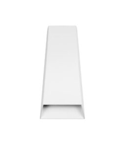 kelvo® FLUX KLV-101-0121 Φωτιστικό Τοίχου / Απλίκα LED 6W 750lm 30° AC 220-240V Αδιάβροχο IP65 Θερμό Λευκό 2700K – Bridgelux COB Chip & TÜV SÜD Driver – Λευκό Ματ – Μ5 x Π8.5 x Υ17cm – 5 Χρόνια Εγγύηση