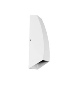 kelvo® FLUX KLV-101-0121 Φωτιστικό Τοίχου / Απλίκα LED 6W 750lm 30° AC 220-240V Αδιάβροχο IP65 Θερμό Λευκό 2700K – Bridgelux COB Chip & TÜV SÜD Driver – Λευκό Ματ – Μ5 x Π8.5 x Υ17cm – 5 Χρόνια Εγγύηση