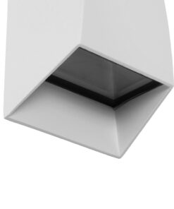 kelvo® FLUX KLV-101-0121 Φωτιστικό Τοίχου / Απλίκα LED 6W 750lm 30° AC 220-240V Αδιάβροχο IP65 Θερμό Λευκό 2700K – Bridgelux COB Chip & TÜV SÜD Driver – Λευκό Ματ – Μ5 x Π8.5 x Υ17cm – 5 Χρόνια Εγγύηση