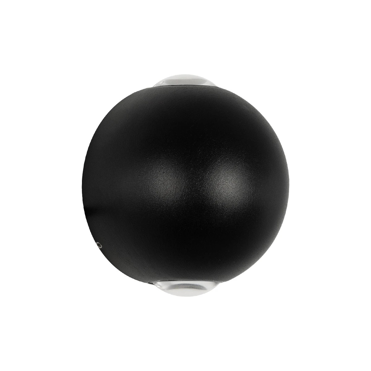 GLOBOSTAR® VEGA 60672 Μοντέρνο Φωτιστικό Τοίχου - Απλίκα LED 6W 750lm 30° AC 220-240V Αδιάβροχο IP65 Θερμό Λευκό 2700K - Bridgelux COB Chip & TÜV SÜD Driver - Μαύρο Ματ - Μ10 x Π7.5 x Υ10cm - 5 Χρόνια Εγγύηση