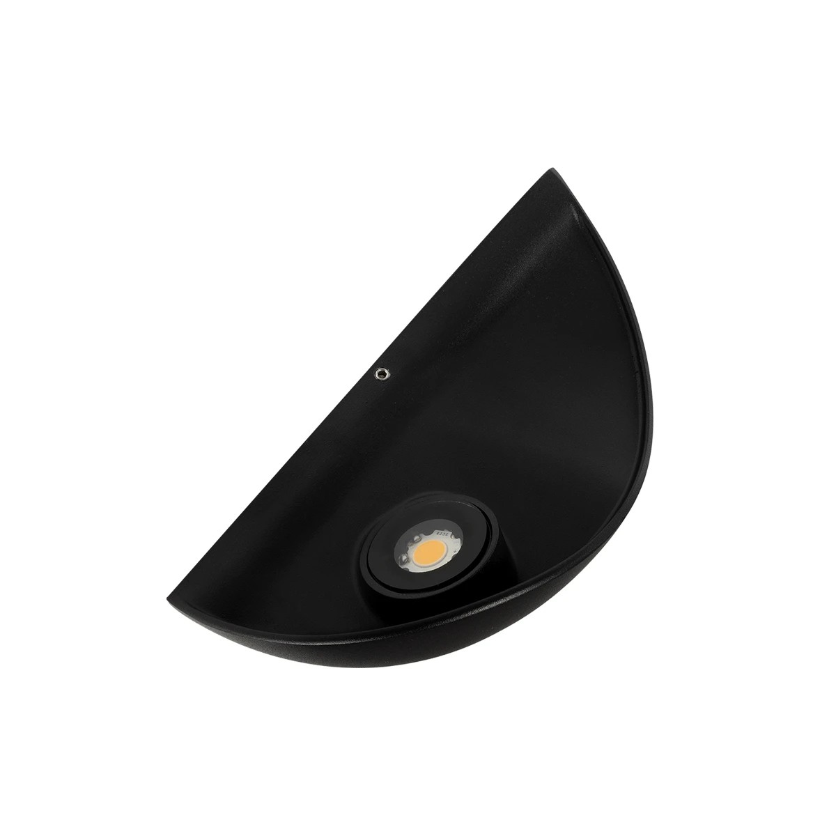 GLOBOSTAR® SELENE 60674 Μοντέρνο Φωτιστικό Τοίχου - Απλίκα LED 5W 625lm 90° AC 220-240V Αδιάβροχο IP65 Θερμό Λευκό 2700K - Bridgelux COB Chip & TÜV SÜD Driver - Μαύρο Ματ - Μ20 x Π9 x Υ12cm - 5 Χρόνια Εγγύηση - Image 7