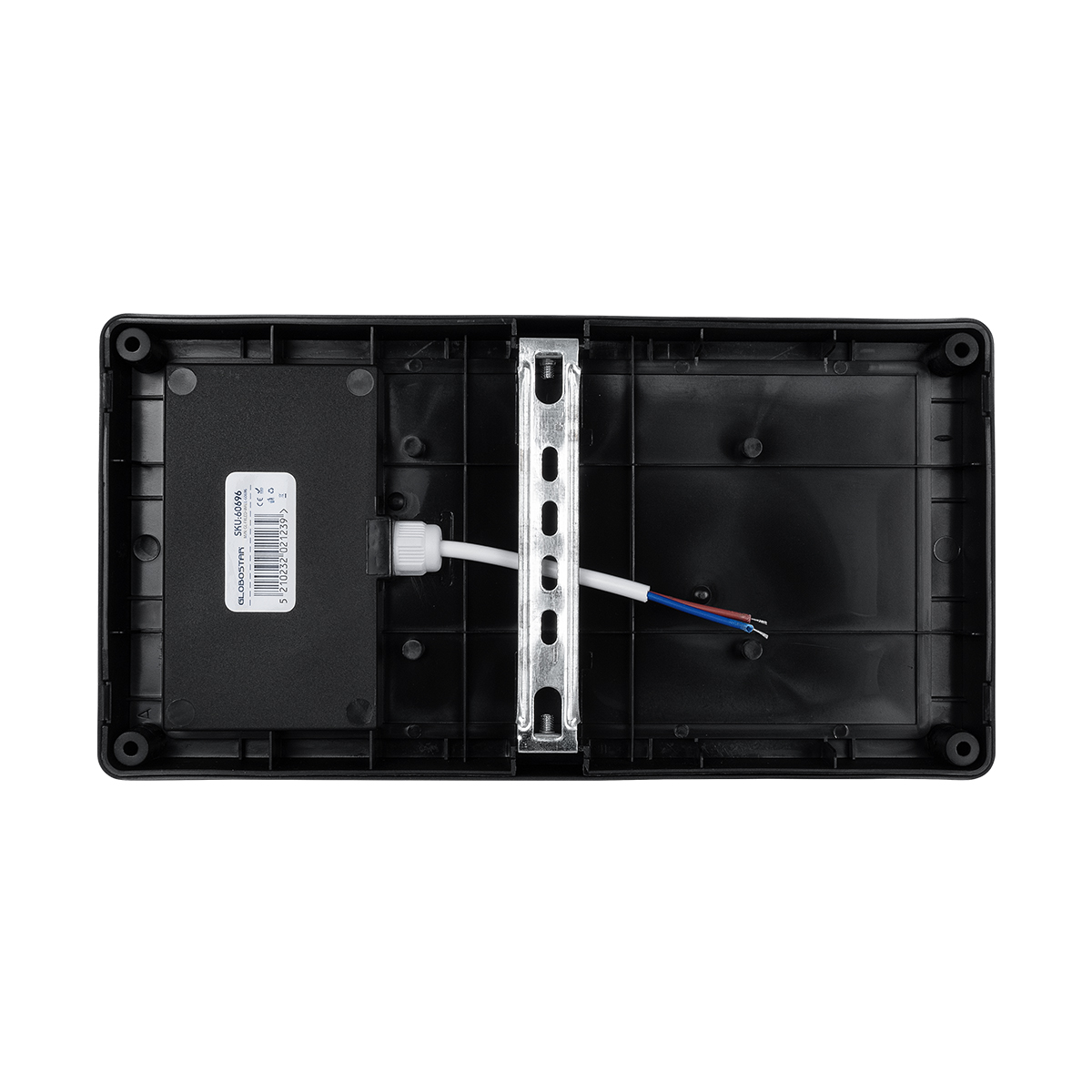 GLOBOSTAR® CELESTIAL 60696 Μοντέρνο Φωτιστικό Τοίχου - Απλίκα LED 15W 1575lm 120° AC 220-240V Αδιάβροχο IP65 Φυσικό Λευκό 4500K - Bridgelux SMD Chip - Μαύρο Ματ - Μ26 x Π9 x Υ13.5cm - 3 Χρόνια Εγγύηση - Image 6