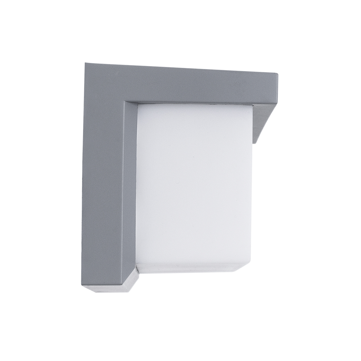 GLOBOSTAR® CITYSCAPE 60698 Μοντέρνο Φωτιστικό Τοίχου - Απλίκα LED 18W 1890lm 120° AC 220-240V Αδιάβροχο IP65 Φυσικό Λευκό 4500K - Bridgelux SMD Chip - Γκρι Ματ - Μ23.5 x Π11 x Υ10cm - 3 Χρόνια Εγγύηση - Image 4