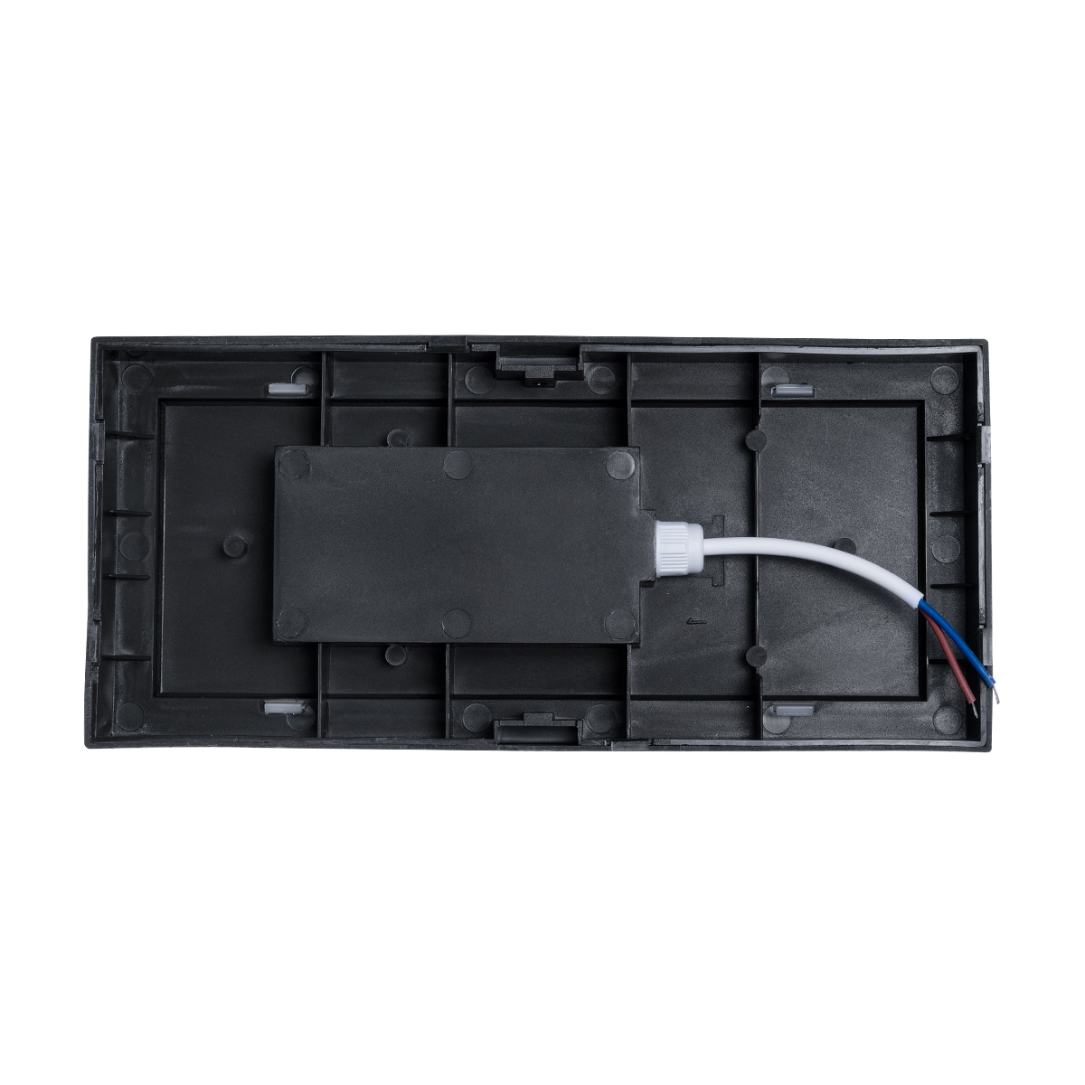 GLOBOSTAR® CITYSCAPE 60698 Μοντέρνο Φωτιστικό Τοίχου - Απλίκα LED 18W 1890lm 120° AC 220-240V Αδιάβροχο IP65 Φυσικό Λευκό 4500K - Bridgelux SMD Chip - Γκρι Ματ - Μ23.5 x Π11 x Υ10cm - 3 Χρόνια Εγγύηση - Image 6