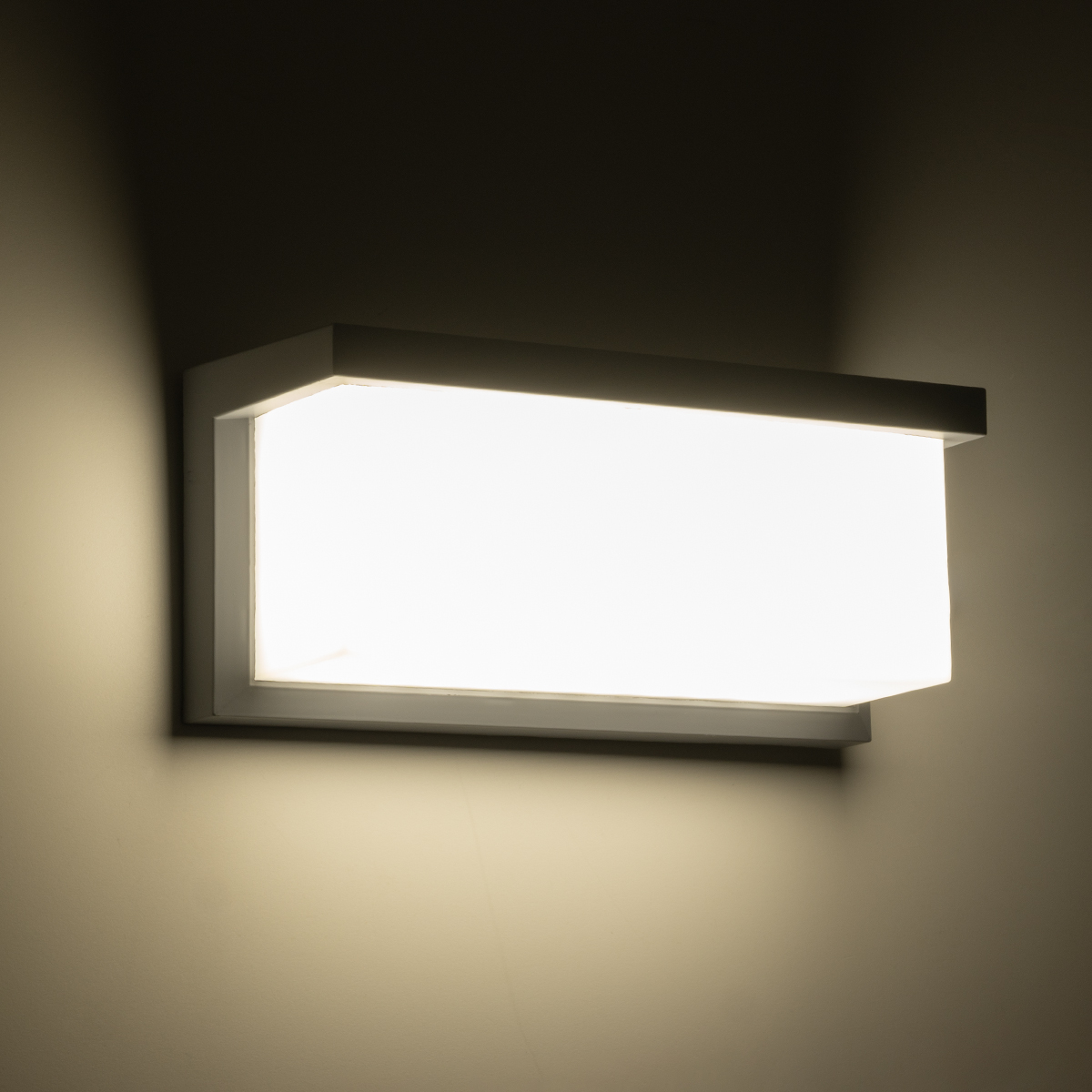 GLOBOSTAR® CITYSCAPE 60698 Μοντέρνο Φωτιστικό Τοίχου - Απλίκα LED 18W 1890lm 120° AC 220-240V Αδιάβροχο IP65 Φυσικό Λευκό 4500K - Bridgelux SMD Chip - Γκρι Ματ - Μ23.5 x Π11 x Υ10cm - 3 Χρόνια Εγγύηση - Image 7
