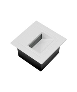 kelvo® STEPART KLV-101-0079 Χωνευτό Φωτιστικό Σκαλοπατιού / Διαδρόμου LED 3W 375lm 45° AC 220-240V Αδιάβροχο IP65 Θερμό Λευκό 2700K – Lumileds SMD Chip & TÜV SÜD Driver – Λευκό Ματ – Μ8.5 x Π5 x Υ8.5cm / Q6.7 x 6.7cm – 5 Χρόνια Εγγύηση