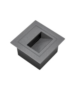 kelvo® STEPART KLV-101-0078 Χωνευτό Φωτιστικό Σκαλοπατιού / Διαδρόμου LED 3W 375lm 45° AC 220-240V Αδιάβροχο IP65 Θερμό Λευκό 2700K – Lumileds SMD Chip & TÜV SÜD Driver – Γκρι Ανθρακί Ματ – Μ8.5 x Π5 x Υ8.5cm / Q6.7 x 6.7cm – 5 Χρόνια Εγγύηση