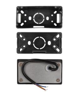 kelvo® STEPART KLV-101-0080 Χωνευτό Φωτιστικό Σκαλοπατιού / Διαδρόμου LED 3W 375lm 45° AC 220-240V Αδιάβροχο IP65 Θερμό Λευκό 2700K – Lumileds SMD Chip & TÜV SÜD Driver – Μαύρο Ματ – Μ10.5 x Π4.5 x Υ6cm / Q9.1 x 4.5cm – 5 Χρόνια Εγγύηση