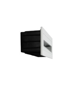 kelvo® STEPART KLV-101-0088 Χωνευτό Φωτιστικό Σκαλοπατιού / Διαδρόμου LED 4W 500lm 45° AC 220-240V Αδιάβροχο IP65 Θερμό Λευκό 2700K – Lumileds SMD Chip & TÜV SÜD Driver – Λευκό Ματ – Μ21 x Π5.5 x Υ6.5cm / Q20.3 x 5.6cm – 5 Χρόνια Εγγύηση