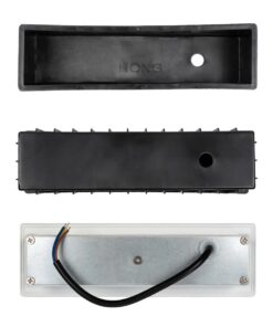 kelvo® STEPART KLV-101-0088 Χωνευτό Φωτιστικό Σκαλοπατιού / Διαδρόμου LED 4W 500lm 45° AC 220-240V Αδιάβροχο IP65 Θερμό Λευκό 2700K – Lumileds SMD Chip & TÜV SÜD Driver – Λευκό Ματ – Μ21 x Π5.5 x Υ6.5cm / Q20.3 x 5.6cm – 5 Χρόνια Εγγύηση