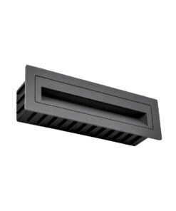kelvo® STEPART KLV-101-0087 Χωνευτό Φωτιστικό Σκαλοπατιού / Διαδρόμου LED 4W 500lm 45° AC 220-240V Αδιάβροχο IP65 Θερμό Λευκό 2700K – Lumileds SMD Chip & TÜV SÜD Driver – Γκρι Ανθρακί Ματ – Μ21 x Π5.5 x Υ6.5cm / Q20.3 x 5.6cm – 5 Χρόνια Εγγύηση