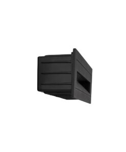 kelvo® STEPART KLV-101-0086 Χωνευτό Φωτιστικό Σκαλοπατιού / Διαδρόμου LED 4W 500lm 45° AC 220-240V Αδιάβροχο IP65 Θερμό Λευκό 2700K – Lumileds SMD Chip & TÜV SÜD Driver – Μαύρο Ματ – Μ21 x Π5.5 x Υ6.5cm / Q20.3 x 5.6cm – 5 Χρόνια Εγγύηση