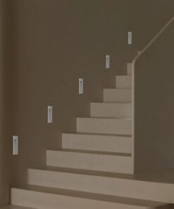 kelvo® STEPART KLV-101-0094 Χωνευτό Φωτιστικό Σκαλοπατιού / Διαδρόμου LED 3W 375lm 45° AC 220-240V Αδιάβροχο IP65 Θερμό Λευκό 2700K – Lumileds SMD Chip & TÜV SÜD Driver – Λευκό Ματ – Μ6.5 x Π6.5 x Υ21cm / Q5.4 x 18.9cm – 5 Χρόνια Εγγύηση