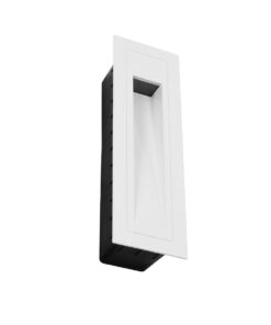 kelvo® STEPART KLV-101-0094 Χωνευτό Φωτιστικό Σκαλοπατιού / Διαδρόμου LED 3W 375lm 45° AC 220-240V Αδιάβροχο IP65 Θερμό Λευκό 2700K – Lumileds SMD Chip & TÜV SÜD Driver – Λευκό Ματ – Μ6.5 x Π6.5 x Υ21cm / Q5.4 x 18.9cm – 5 Χρόνια Εγγύηση